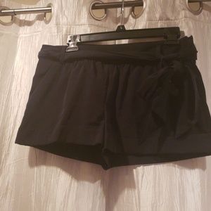 Express black dress shorts